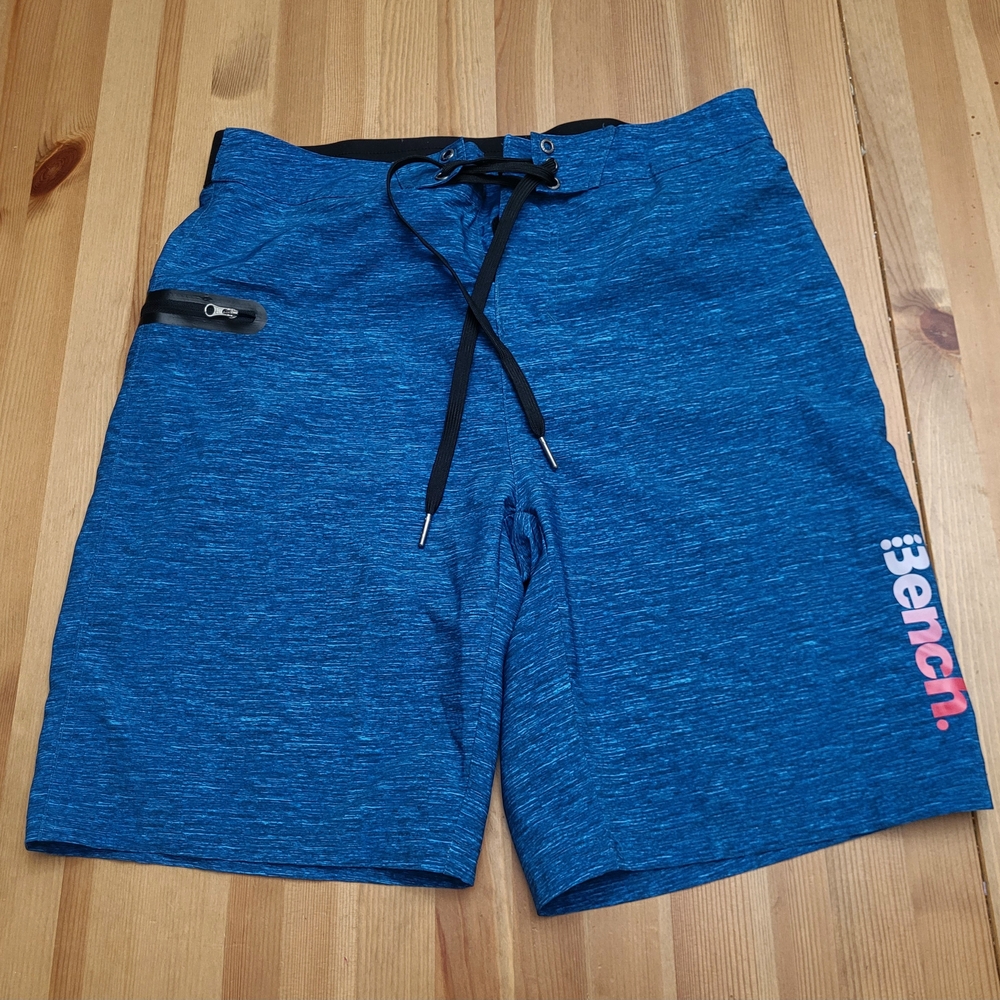 Bench Blue Men's Swim Board Shorts, Size 32 Medium